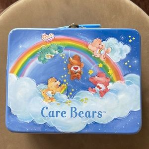 Vintage Care Bears metal lunch box by rix products